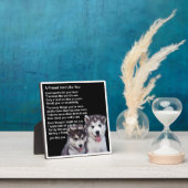 Friend Poem Plaque - Husky Hogs Design Fotoplatte (InSitu)