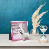 Friend Poem Plaque - Poodle Dog Design Fotoplatte (InSitu)