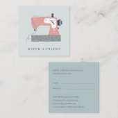 FRIEND QUADRATISCHE VISITENKARTE (Vorne/Hinten)