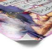 Friend Quote Freundschaft ist ein Single Soul Fotodruck (Ecke)