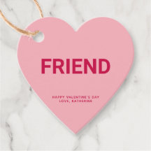 Friend rosa Herz niedlich Valentinstag Brauch