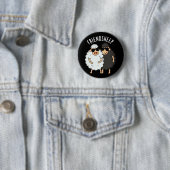 Friend Schafe Funny Sheep Pun Dark BG Button (Beispiel)