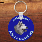 Friend - Sibirier Husky Schlüsselanhänger (Vorderseite)