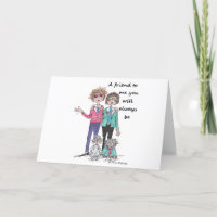 Friend to Me, warmes Sprichwort von zwei Freunden,