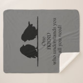 Friend versteht dich inspirierende Freundschaft Sherpadecke (Vorderseite (Horizontal))