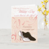 Friend Wedding Day Card mit Liebe Karte (Gelbe Blume)