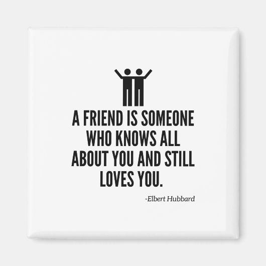 Friend weiß alles über dich magnet (Vorne)