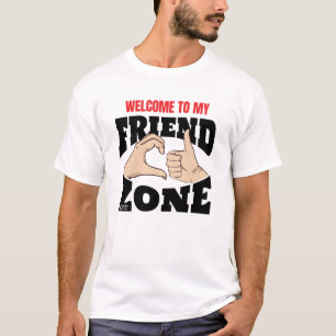 Friend Zone Men White T-Shirt