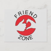 Friend Zone Postkarte (Vorderseite)