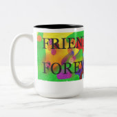 FRIEND Zwei-Tonen-Tasse, 15 oz Zweifarbige Tasse (Links)