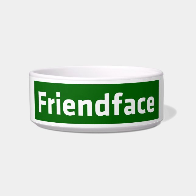 Friendface Napf (Vorderseite)