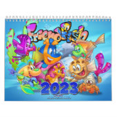 FriendFisch Cartoon Fischkalender 2023 Kalender (Titelbild)