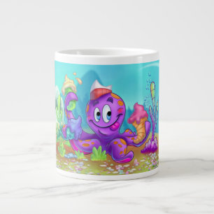 FriendFisch niedlicher Cartoon Jumbo-Tasse