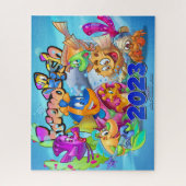 FriendFisch niedlicher Cartoon Puzzle (Vertikal)