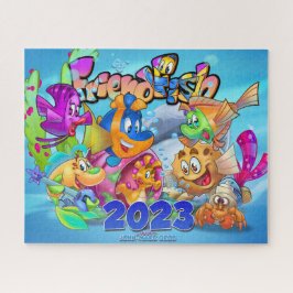 FriendFisch niedlicher Cartoon Puzzle