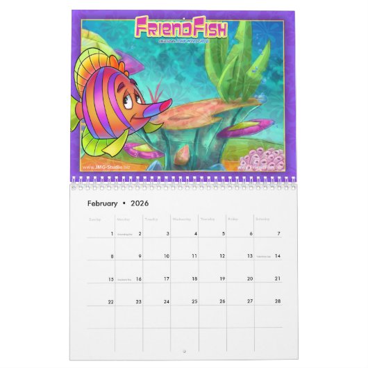 FriendFish 2019 Kalender (Feb 2026)