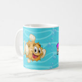 FriendFish Cartoon Kaffeetasse (Vorderseite Links)