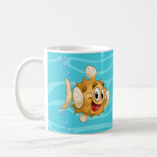 FriendFish Cartoon Kaffeetasse (Links)