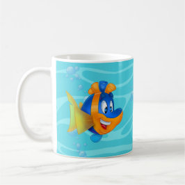 FriendFish Cartoon Kaffeetasse