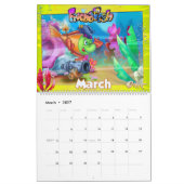 FriendFish Cartoon Kalender (Mär 2027)