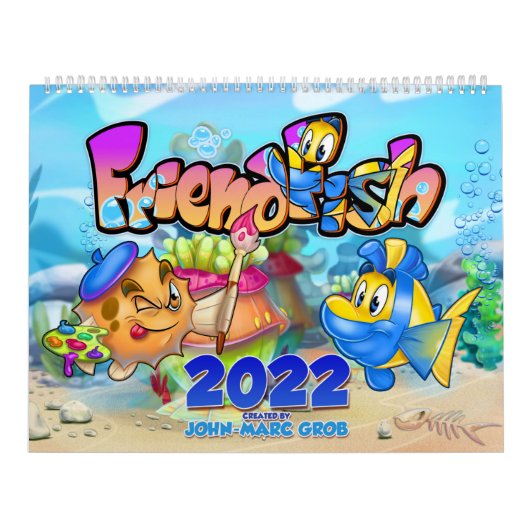 FriendFish Cartoon Kalender (Titelbild)