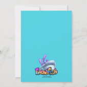 FriendFish Cartoon Niedlich Fish Abschluss Card Dankeskarte (Rückseite)