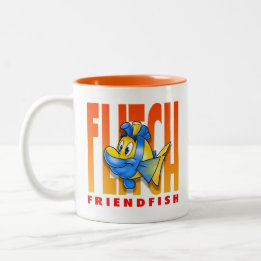 FriendFish Cartoon Tasse Flitch