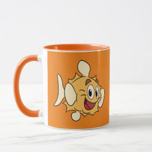 FriendFish Cartoon Tasse Puff