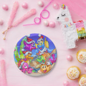 FriendFish Cartoon Weihnachtsfeiertage Teller (Party)