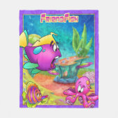FriendFish Fleecedecke (Vorderseite)