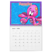 FriendFish Kalender-Cartoonfische 2018 Kalender (Mär 2026)