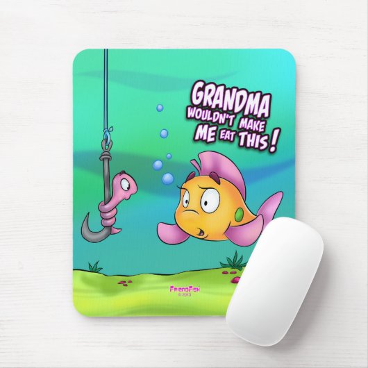 FriendFish Mausunterlage Mousepad (Mit Mouse)