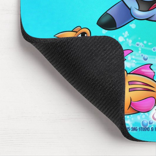 FriendFish Mausunterlage Mousepad (Ecke)