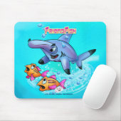 FriendFish Mausunterlage Mousepad (Mit Mouse)