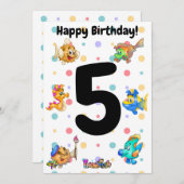 FriendFish niedlich Cartoon Fisch Geburtstagskarte Dankeskarte (Vorne/Hinten)