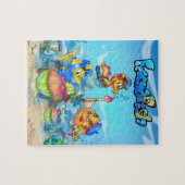 FriendFish niedlich Cartoon Fisch Puzzle (Horizontal)