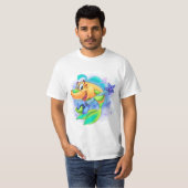 FriendFish niedlich Cartoon Fisch Shirt (Vorne ganz)