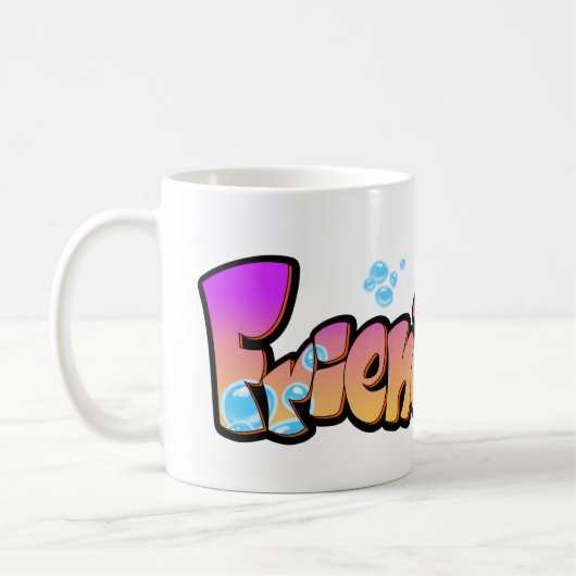 FriendFish niedlich Cartoon Fisch Tasse (Links)