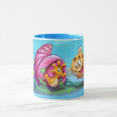 FriendFish niedlich Cartoon Fisch Tasse (Zentrum)