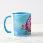 FriendFish niedlich Cartoon Fisch Tasse (Links)