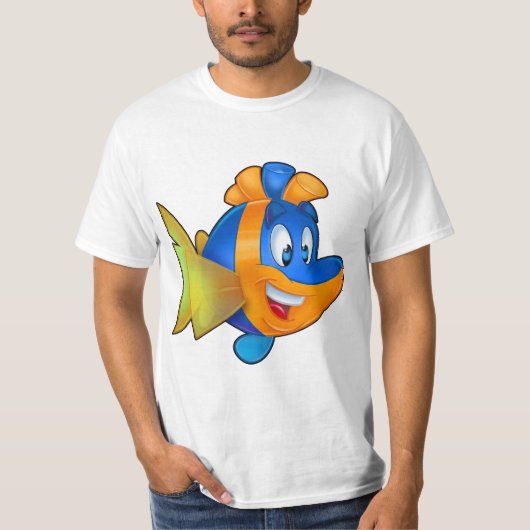 FriendFish niedlich Cartoon Shirt (Vorderseite)