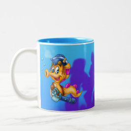 FriendFish niedlich Cartoon Tasse