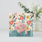 Friendly Baby Pig | Niedliches Baby (Stehend Vorderseite)
