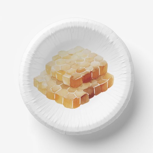 Friendly Bee Bowls Pappteller (Vorderseite)