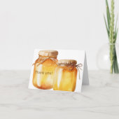 Friendly Bee Danke-Card Dankeskarte (Vorderseite)