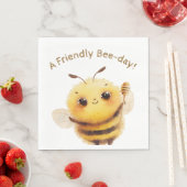 Friendly Bee Lunch Napkins Serviette (Beispiel)