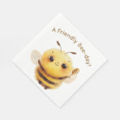 Friendly Bee Lunch Napkins Serviette (Ecke)