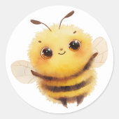 Friendly Bee Sticker (Vorderseite)