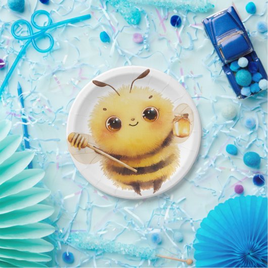 Friendly Bee Tellers Pappteller (Party)