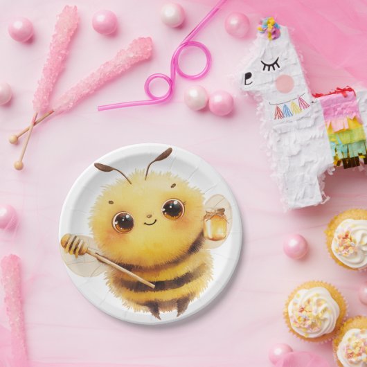 Friendly Bee Tellers Pappteller (Party)